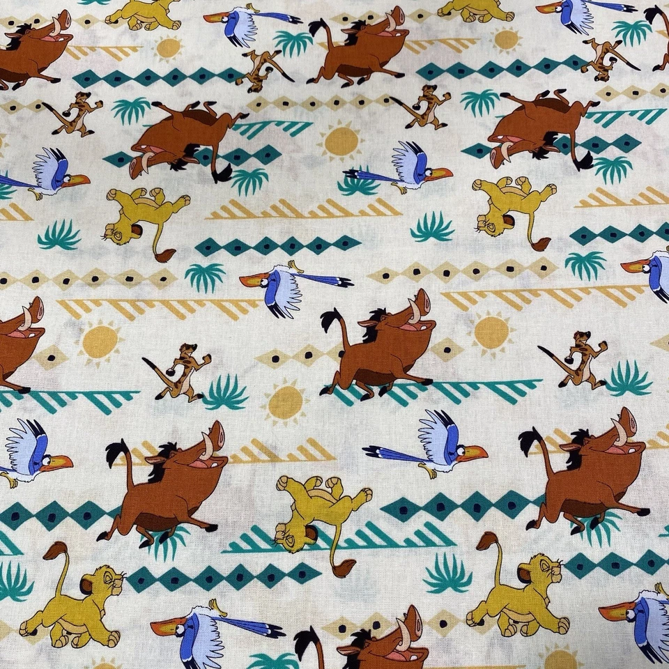 The Lion King Movie Simba Disney Cotton Fabric Sold By The Half Yard - Image 4 of 4