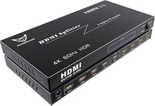 Ultra HD 4K HDMI Splitter 1 in 8 Out, HDMI 2.0, HDCP 2.0, 18 Gbps 4K@60Hz 8 ways