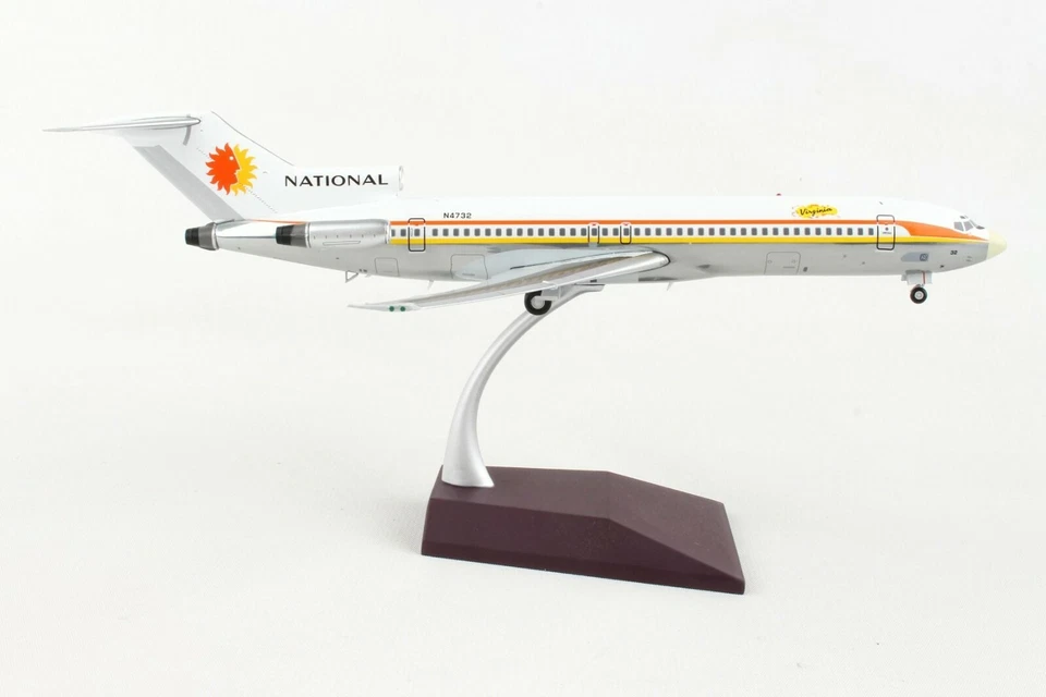Gemini Jets G2NAL1060 National Airlines Boeing 727-200 N4732 Diecast Modelo 1/200 Foto 4 de 4