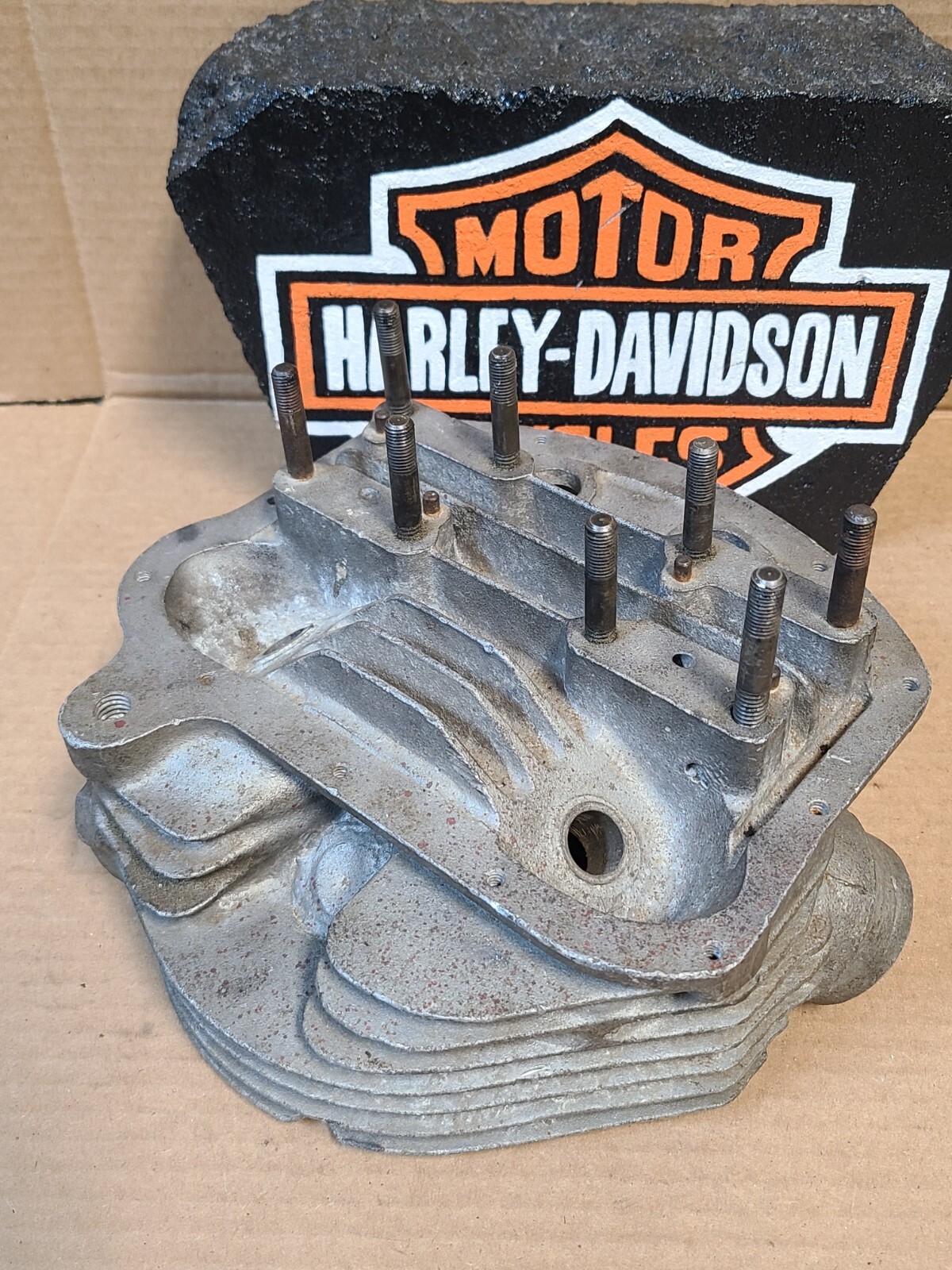 Harley Davidson OEM Panhead Cylinder Head Rear 1670655 eBay