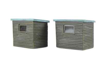 Bachmann 44-516 - 2x Scenecraft Garten Schuppen Oo Anzeige = 1 : 76th Waage Vor