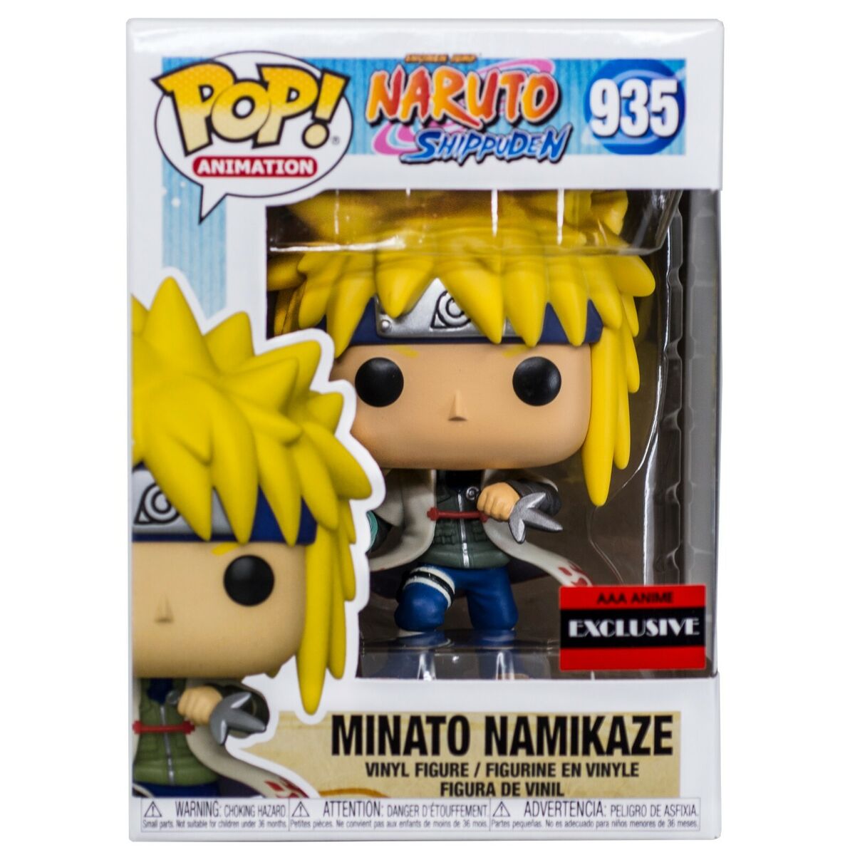 Funko POP Naruto Shippuden Minato (Rasengan) Figura (AAA Anime Exclusive)