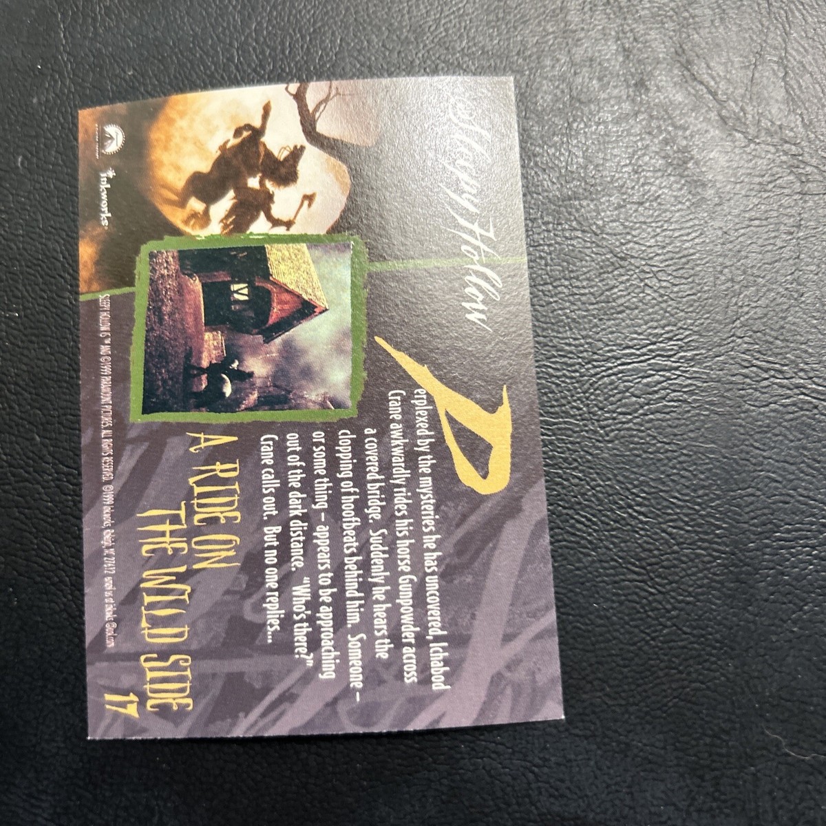 Jb10b Sleepy Hollow 1999 Inkworks Movie #17 Headless