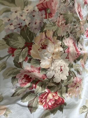Ralph Lauren STONE HARBOR KING Aqua Blue Floral Comforter Duvet