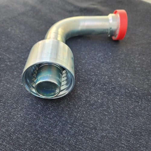 16N71-20-20 1¼" to 1¼" 90° SAE Code 62 6000 PSI Long Flange, J Series