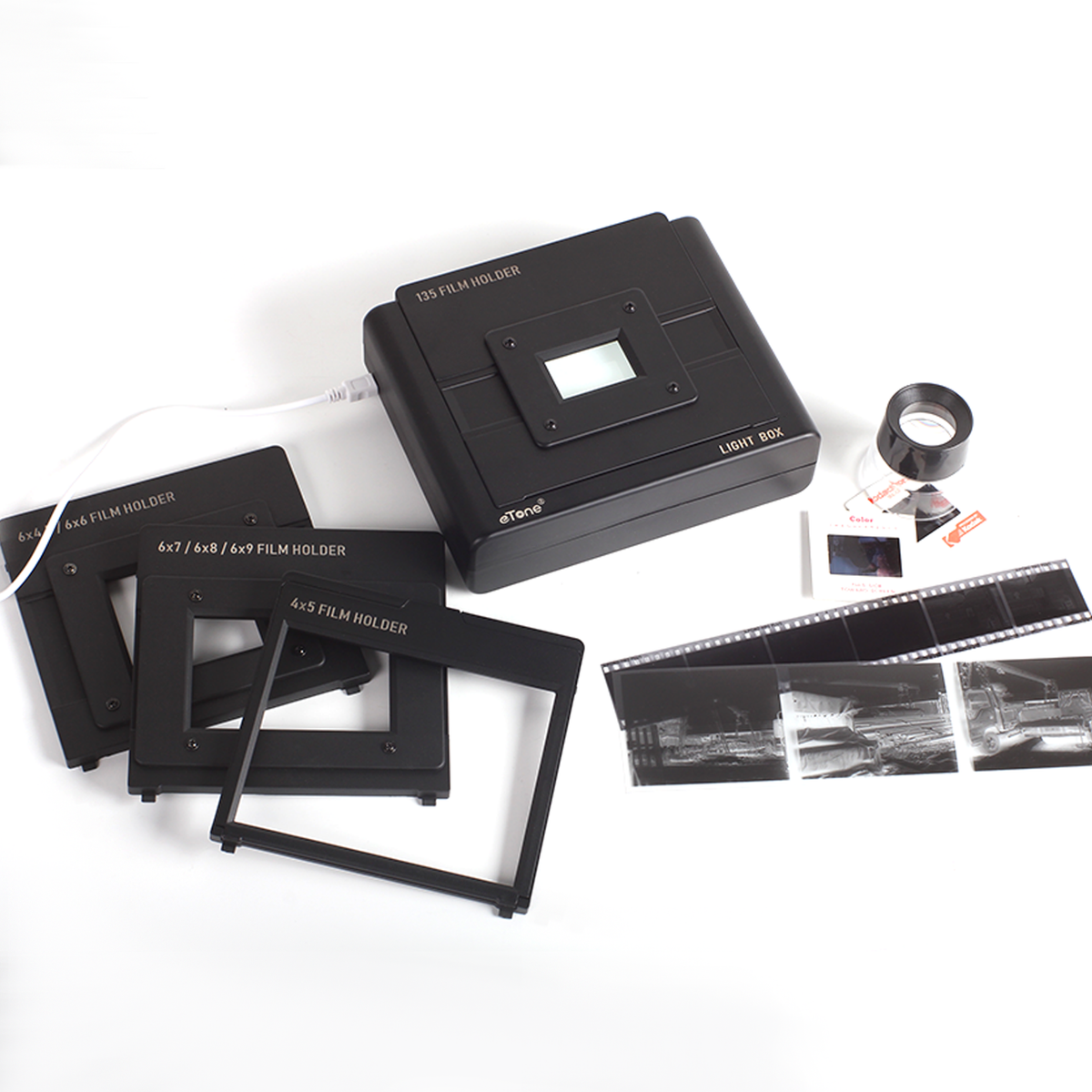 Digital Film Scanner Light Box for Photo Slide 120 135 4X5