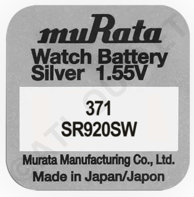 Murata 371 SR920SW 1.55v Silber Oxid Uhrenbatterie - Gemacht IN Japan