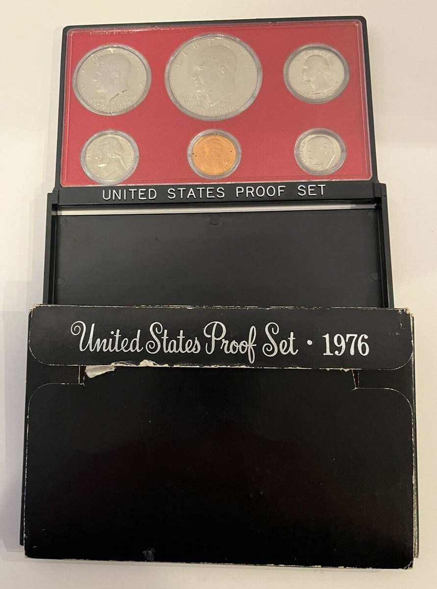 1976-S US Mint Proof Set 6 Coin OGP Penny slightly impaired | eBay