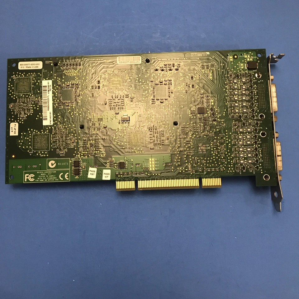 (Y CABLE INCLUDED) NVIDIA Quadro4 400 NVS 64MB DDR (P/N 274623-001) PCI - Image 4 of 4