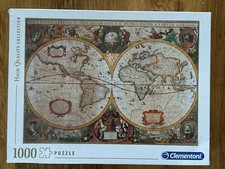Clementoni High Quality Old Map Jigsaw Puzzle 1000 Pieces New