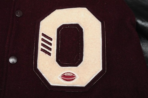 Vintage Varsity Letterman "O" Football Wool Jacket Howe size 38  USA Made - Picture 4 of 5