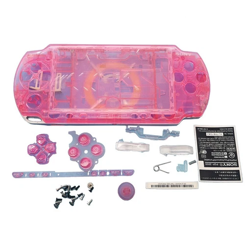 For PSP 1000 2000 3000 - 4 COLORS! Clear Faceplate Shell Housing Case Cover - Picture 4 of 6