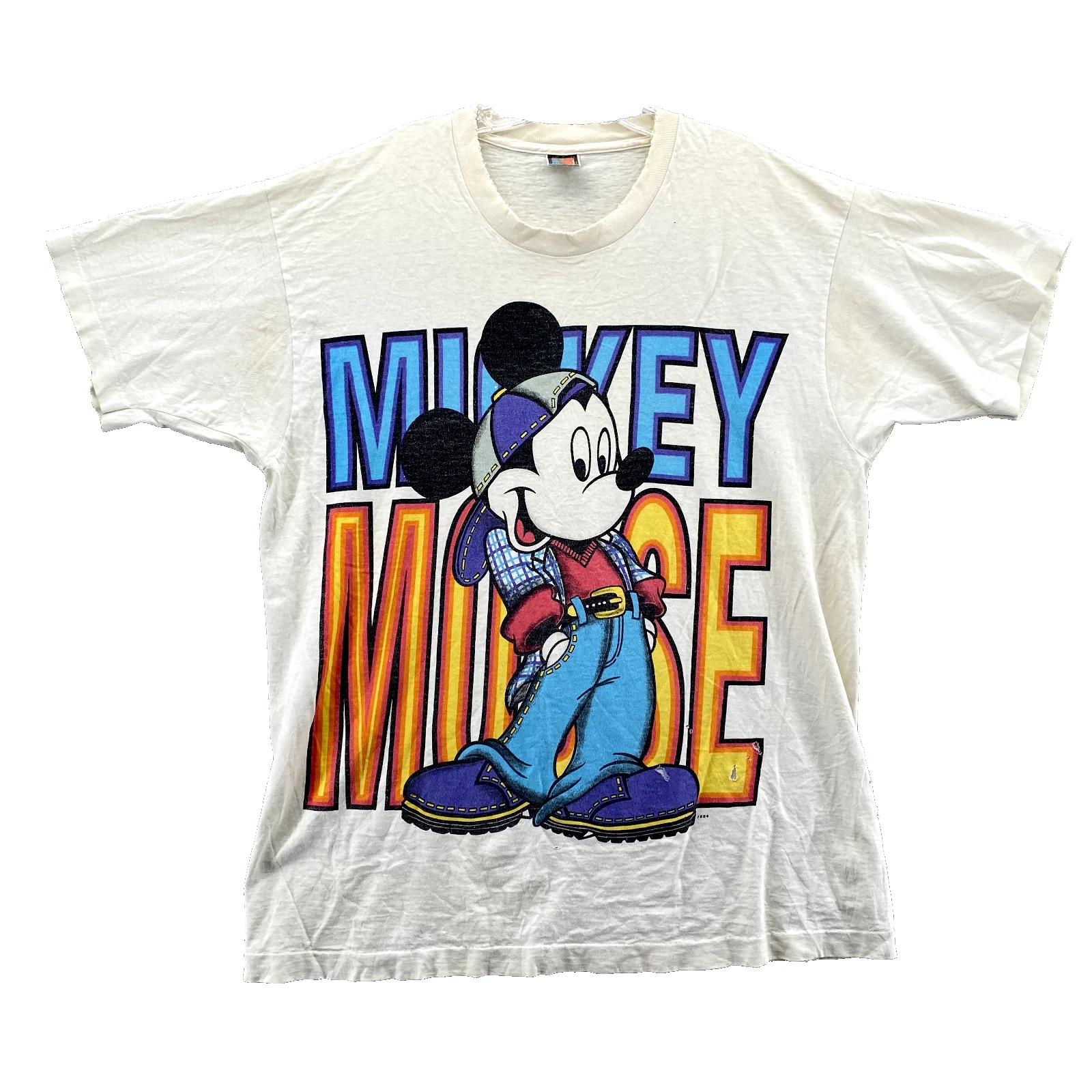Vintage Mickey Mouse T-Shirt OS Single Stitch 90's Disney Retro Tee Streetwear
Opens in a new window