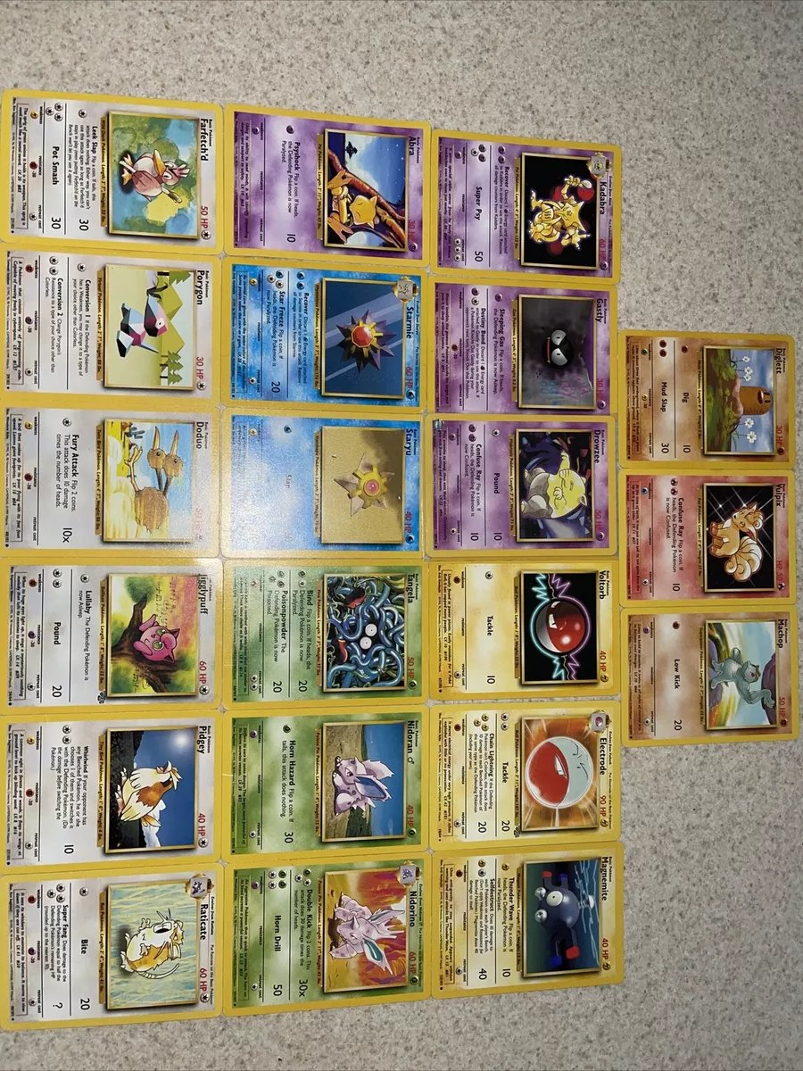 Pokemon Original Base set to Legendary Collection (Older cards) 15 Card -ABC