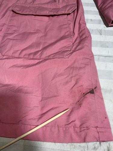 Vintage L.L.Bean Damen Parka Jacke Gr. Medium rosa Kapuze Full Zip gefüttert 90er - Bild 5 von 7