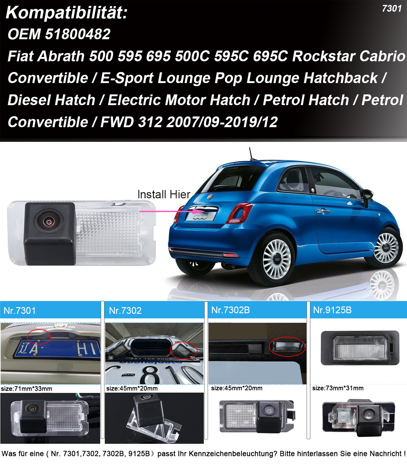RESISTENZA VENTOLA FIAT 500 X Serie A43002400 (15&gt - 5