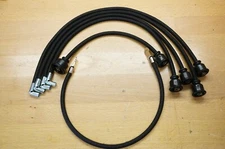 McCormick WD6 Diesel Black Cloth Copper Spark Plug Wire Set  IH WD-6 Wheatland
