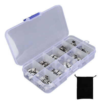 100Pcs Micro USB Type B Connector Mini Female Jack Socket 10 Kinds