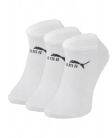 Puma Plain Sneaker Sportsocken 3Er Pack - Weiß, Eu 43-46
