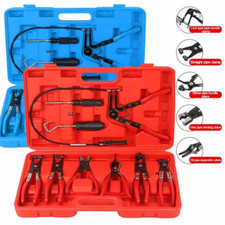 Car Clamp Pliers Set Straight Throat Type Car Water Pipe Clamp Pliers Remover 9X