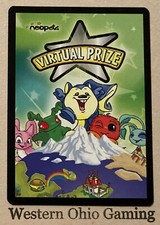 Neopets 2008 Random Virtual Prize Code Card NEW