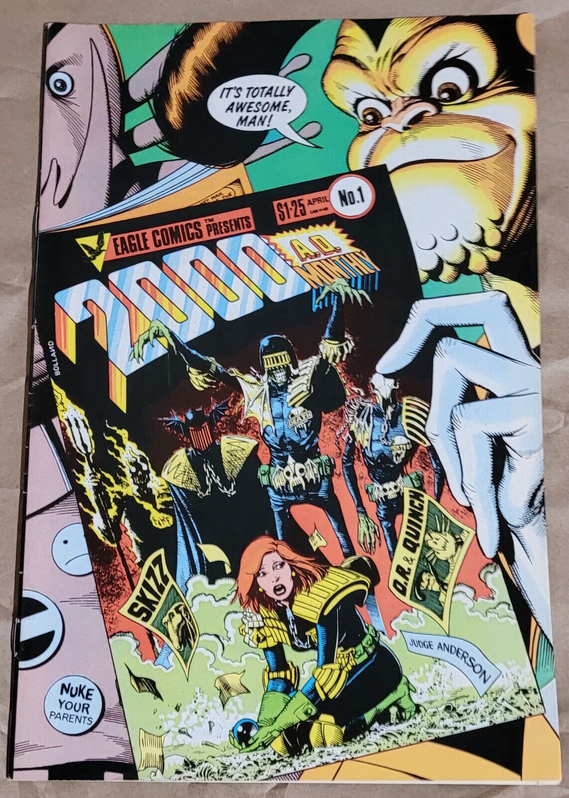 Eagle Comics Presents 2000 AD Monthly 1 - 1986 - In Very Good Condition 
