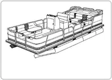 7.6oz STYLED TO FIT BOAT COVER GENERATION III (G3) ELITE 325 C 2010-2011
