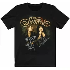Heart Band Album Rock Band Signature shirt Black Unisex