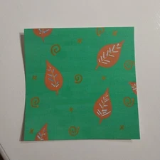 6x6 Inch Acrylic Painting Impressionism  Original Art Anime Title Fall Breeze A1