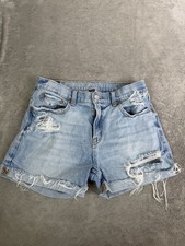 American Eagle Ex-Boyfriend Jean Shorts Women s Size 00 Blue