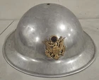 American Legion Military Doughboy Army Helmet Vintage World War II Aluminum