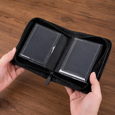 Trading Card Binder Pocket Zipper PU Leather Card Album TCG Sports Collectible