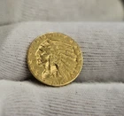 1910 D US $5 Indian Gold Piece XF (Cleaned)