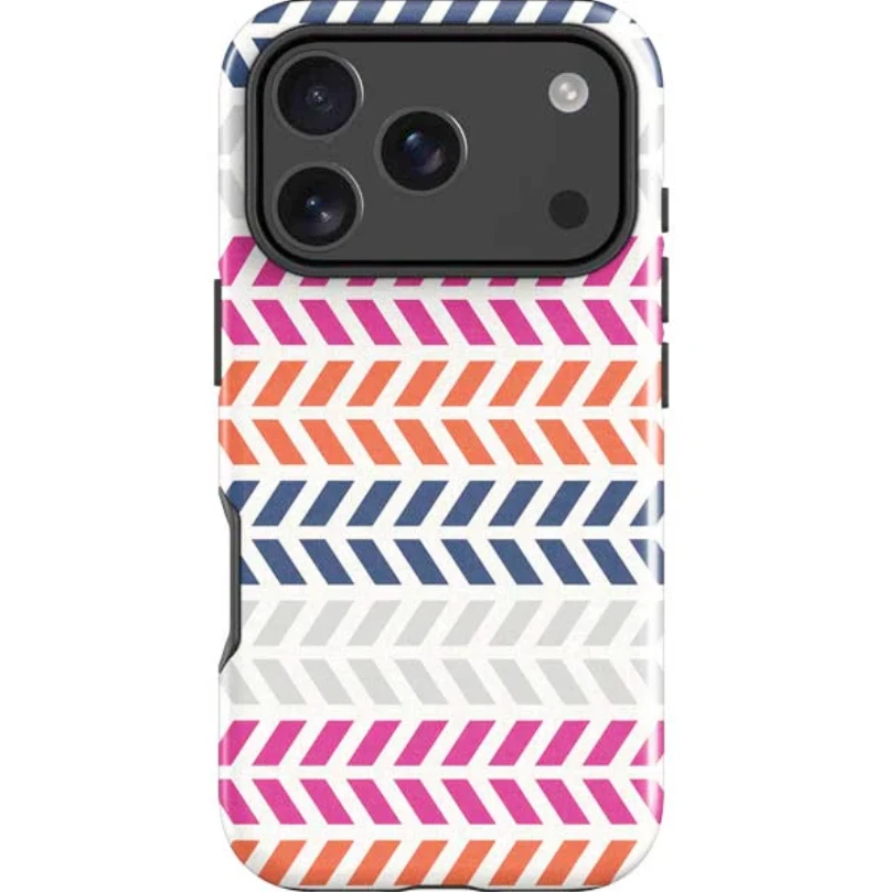 Striped Chevron iPhone Case
