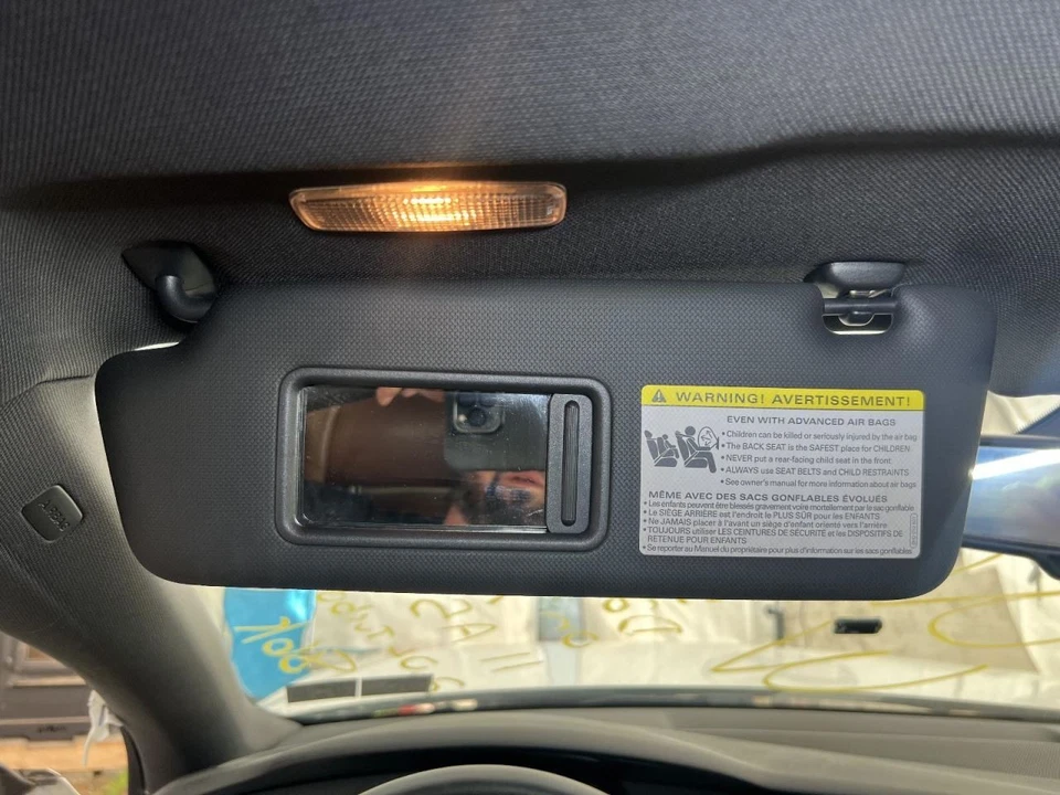 Driver Left Sun Visor Coupe Illuminated Fits 08-11 AUDI A5 209562 Foto 2 de 4