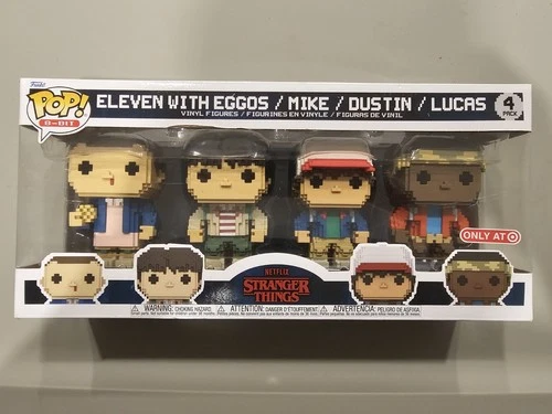 Funko Pop! 8-Bit Stranger Things Eleven Mike Lucas Target Exclusive 4 Pack