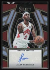 Jalen McDaniels 2023-24 Panini Select #SSS-JMD Signature Selections Auto