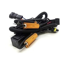 HID Relay Harness 40A 12V 35W/55W Heavy Duty Universal for H1 Resistor Relay