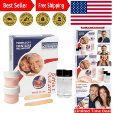 DIY Denture Liner - Secure and Comfortable Reliner Kit for All Denture Plates