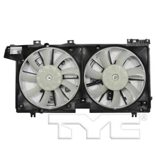 Dual Radiator Condenser Cooling Fan Assembly for 15-19 Subaru Legacy/Outback 3.6