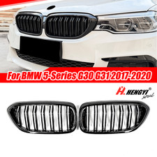 Glossy Black Front Kidney Grill For Bmw 5-series G30 G31 2017-2020 530i 540i M5