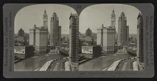 Photo:Tribune Tower and Wrigley Building, Chicago, Ill.