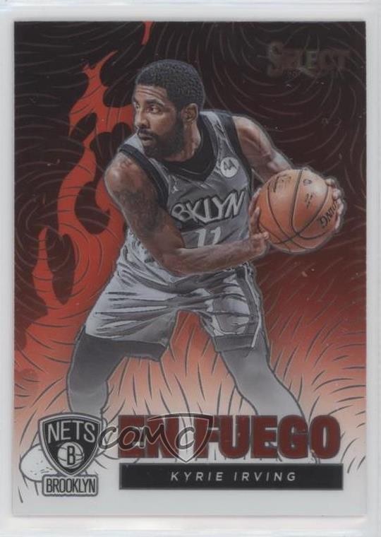 2020-21 Panini Select En Fuego Kyrie Irving #9 12fr