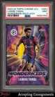 2023-24 Topps Chrome UEFA Wonderkids Gold Lava Refractor Lamine Yamal RC PSA 9