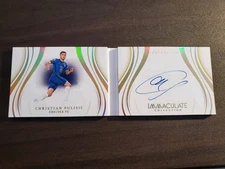 CHRISTIAN PULISIC 2020 PANINI IMMACULATE COLL #AB-CP BOOKLET ON-CARD AUTO /99