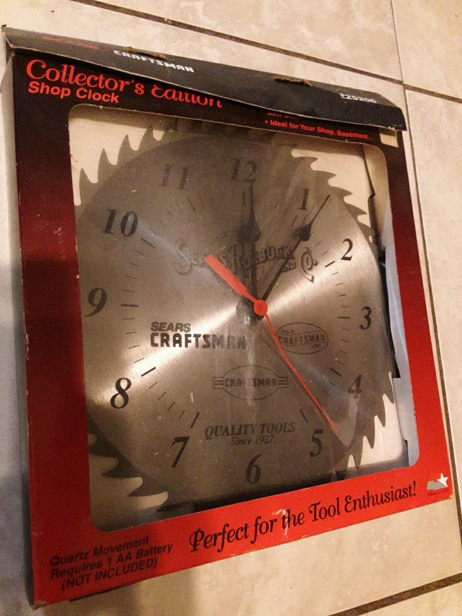 Craftsman Saw Blade Clock for sale | eBay