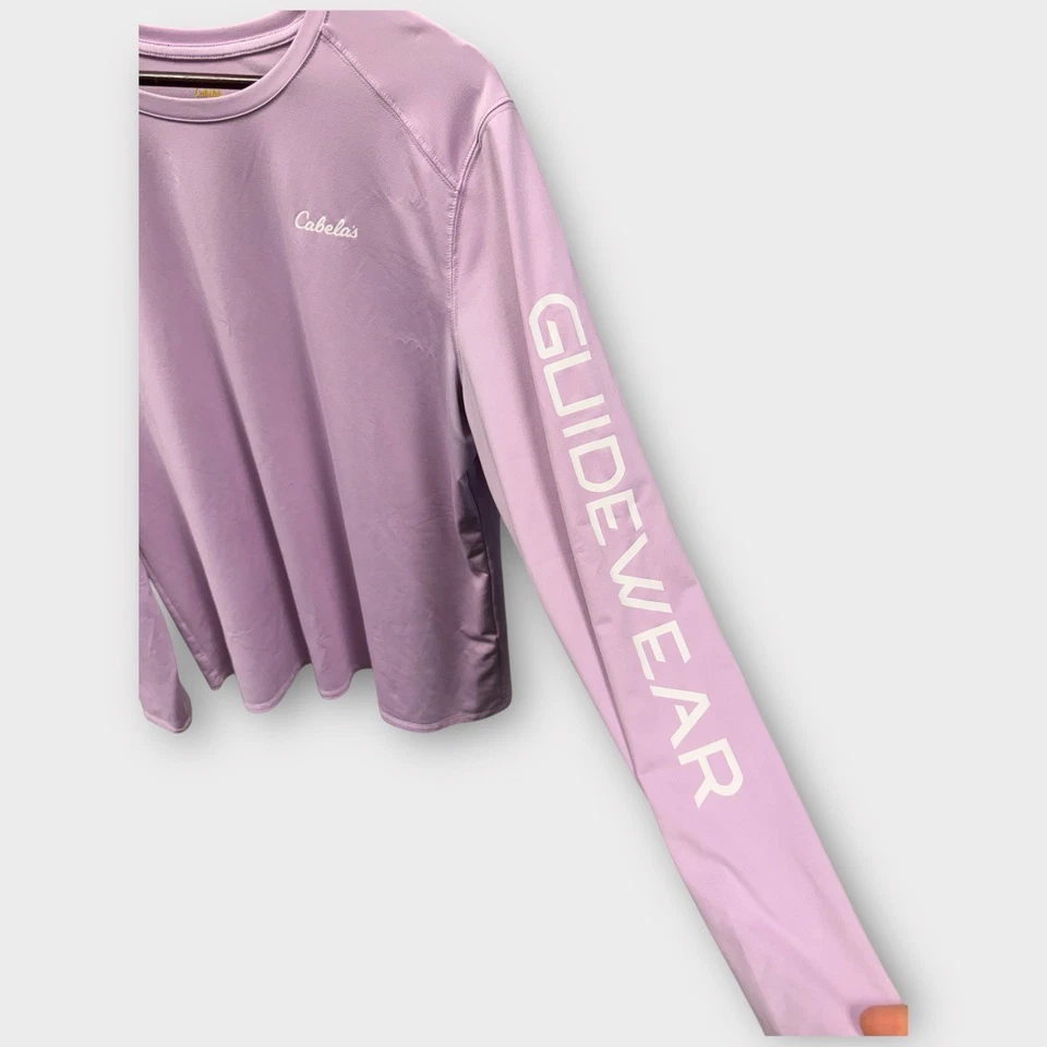 Camisa Manga Larga Cabela’s Guidewear Performance Usada en Excelente Condición - Talla L - Lavanda W53 Foto 3 de 4