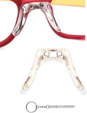 Eyeglass Saddle Bridge Sunglasses Nose Pads Replacement Premium Grade Soft Silic