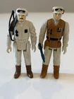 Vintage Star Wars Hoth Rebel Commander And Hoth Rebel soldier. TIGHT Joints NICE
