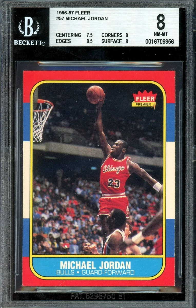 Michael Jordan Basketball Grade 8 1986-87 Season Sports Trading